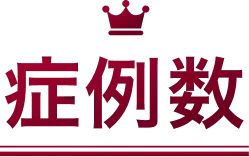 エミナルクリニックの症例数