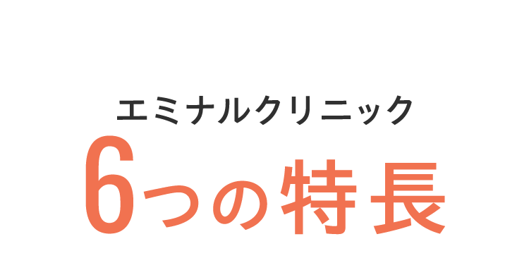 エミナルクリニック 6つの特長